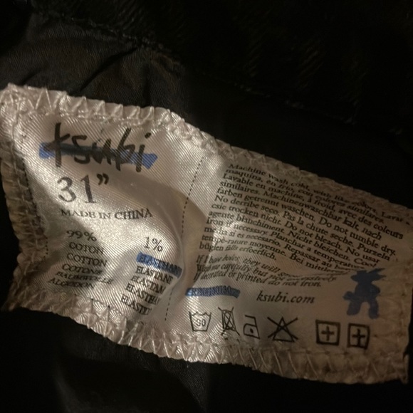 Ksubi jeans sz 31 worn once
